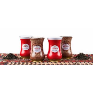 AZERCAY ARMUDU Rot - schwarzer Tee Rot Blechdose - 100 gr