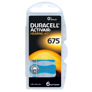 Hörgerätebatterien Duracell - Typ 675