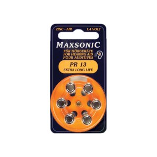 Hörgerätebatterien Maxsonic - Typ 13