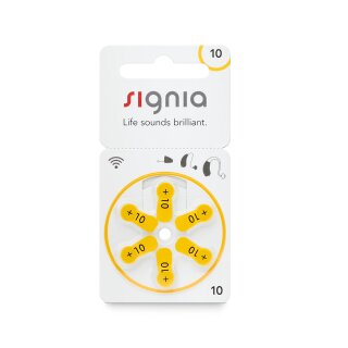 Hörgerätebatterien Signia - Typ 10