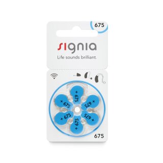 Hörgerätebatterien Signia - Typ 675
